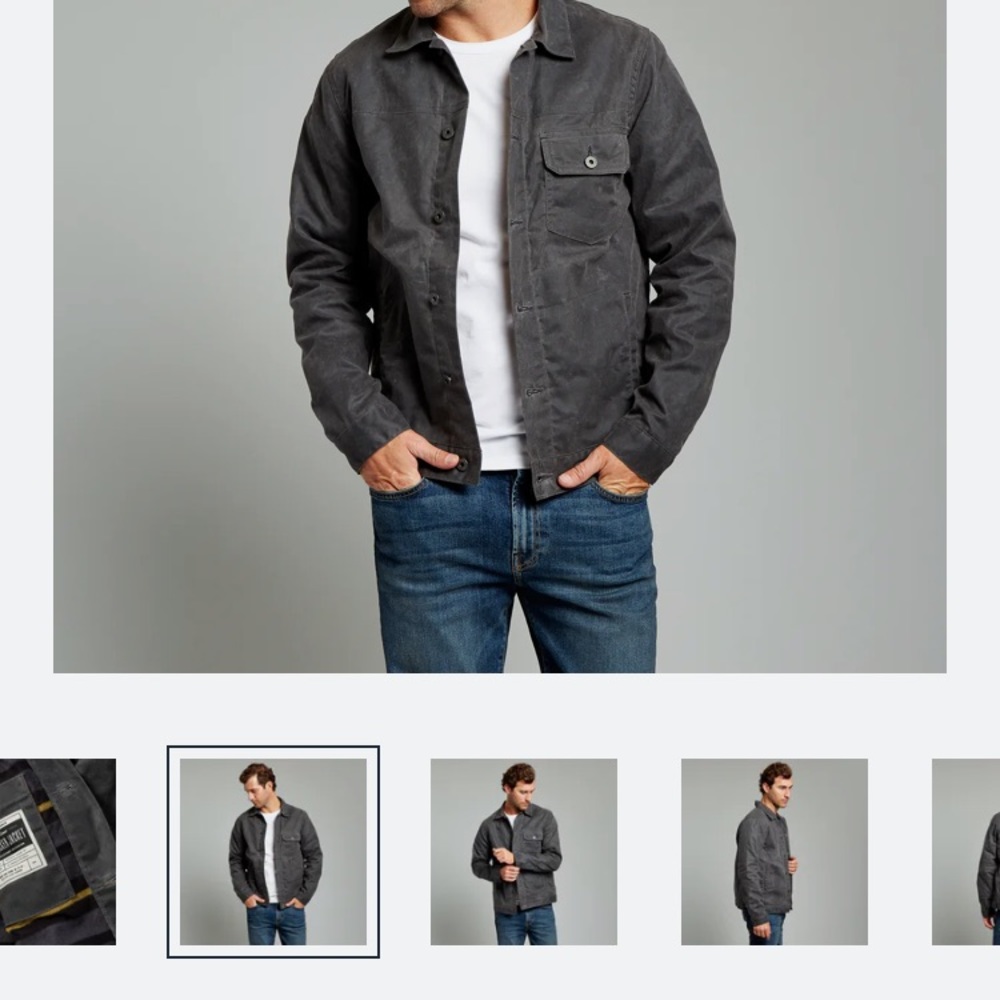 Flint and Tinder - Waxed Flannel Lined Trucker Jacket